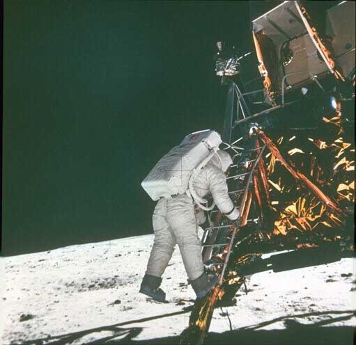  Edwin Aldrin (Apollo 11) sulla Luna 