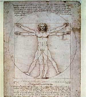  Uomo vitruviano - Leonardo da Vinci (1452-1519) 