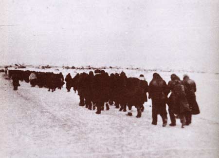  Colonna di prigionieri italiani in Russia 